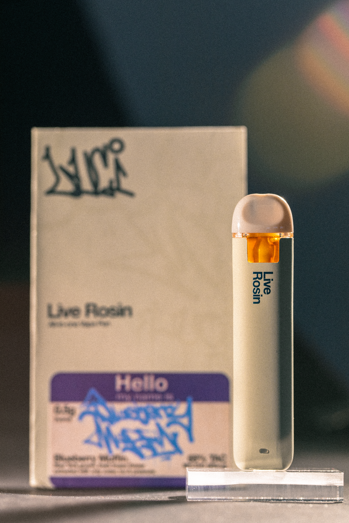 Blueberry Muffin. 0.5g Live Rosin All-In-One Vape Pen NOWAVE Blueberry Muffin. 0.5g Live Rosin All-In-One Vape Pen NOWAVE